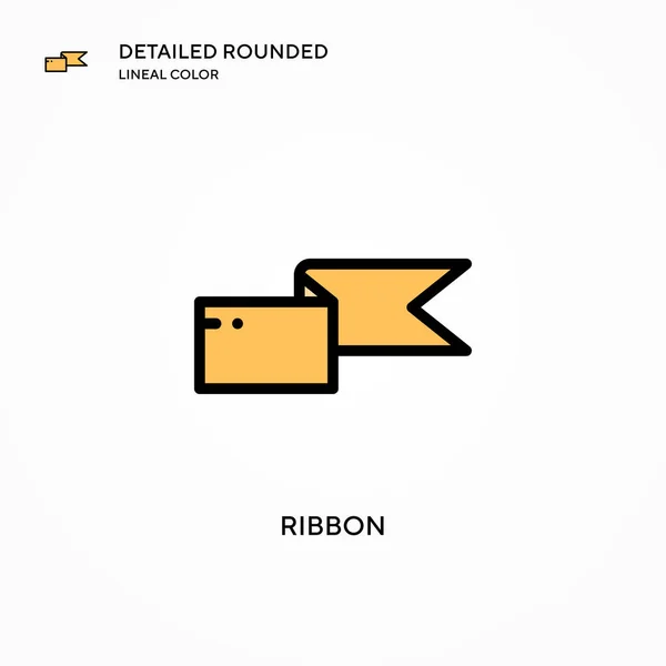 Ribbon Vektor Icon Moderne Konzepte Zur Vektorillustration Einfach Bearbeiten Und — Stockvektor