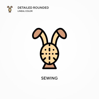 Vektör ikonu dikiliyor. Modern vektör illüstrasyon kavramları. Düzenlemesi ve kişiselleştirmesi kolay.