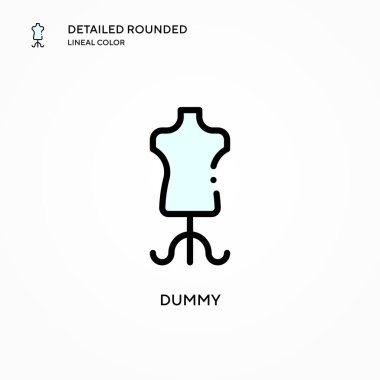 Aptal vektör simgesi. Modern vektör illüstrasyon kavramları. Düzenlemesi ve kişiselleştirmesi kolay.