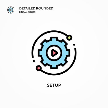 Vektör simgesini ayarla. Modern vektör illüstrasyon kavramları. Düzenlemesi ve kişiselleştirmesi kolay.