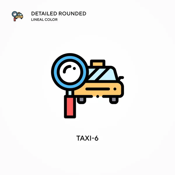 Taxi Icono Vector Conceptos Modernos Ilustración Vectorial Fácil Editar Personalizar — Vector de stock