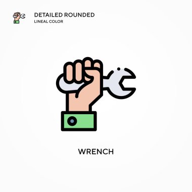 Anahtar vektör simgesi. Modern vektör illüstrasyon kavramları. Düzenlemesi ve kişiselleştirmesi kolay.