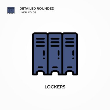 Dolaplar vektör simgesi. Modern vektör illüstrasyon kavramları. Düzenlemesi ve kişiselleştirmesi kolay.
