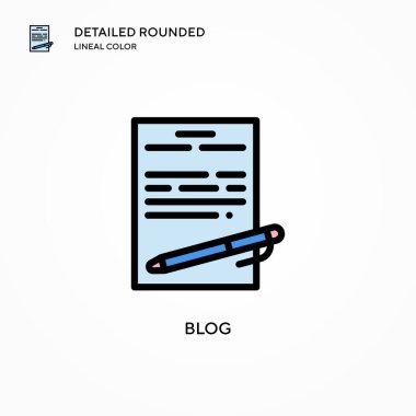 Günlük vektör simgesi. Modern vektör illüstrasyon kavramları. Düzenlemesi ve kişiselleştirmesi kolay.