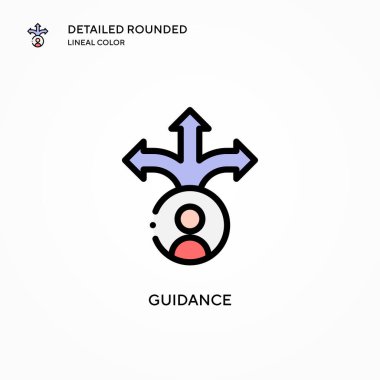 Yönlendirme vektör simgesi. Modern vektör illüstrasyon kavramları. Düzenlemesi ve kişiselleştirmesi kolay.