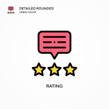 Beğeni vektörü simgesi. Modern vektör illüstrasyon kavramları. Düzenlemesi ve kişiselleştirmesi kolay.