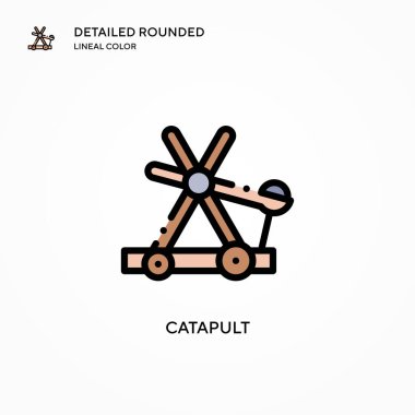 Mancınık vektör simgesi. Modern vektör illüstrasyon kavramları. Düzenlemesi ve kişiselleştirmesi kolay.
