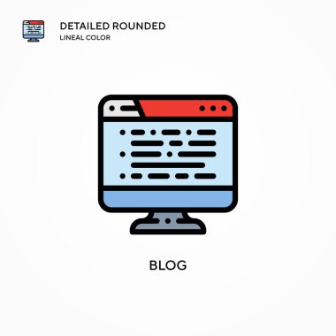 Günlük vektör simgesi. Modern vektör illüstrasyon kavramları. Düzenlemesi ve kişiselleştirmesi kolay.