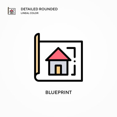 Taslak vektör simgesi. Modern vektör illüstrasyon kavramları. Düzenlemesi ve kişiselleştirmesi kolay.