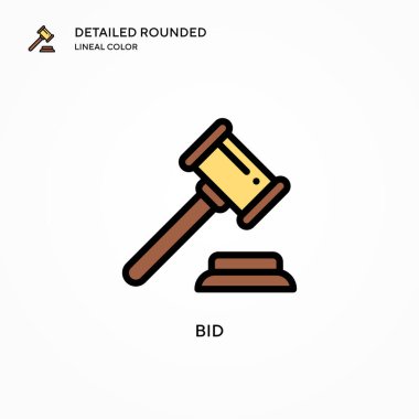 Teklif vektörü simgesi. Modern vektör illüstrasyon kavramları. Düzenlemesi ve kişiselleştirmesi kolay.