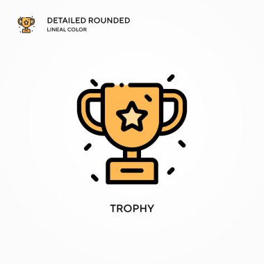 Ödül vektör simgesi. Modern vektör illüstrasyon kavramları. Düzenlemesi ve kişiselleştirmesi kolay.