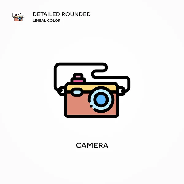 Camera Vector Icon Modern Vector Illustration Concepts Easy Edit Customize — Stock Vector