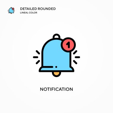 Uyarı vektör simgesi. Modern vektör illüstrasyon kavramları. Düzenlemesi ve kişiselleştirmesi kolay.