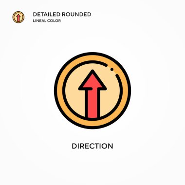 Yönlendirme vektör simgesi. Modern vektör illüstrasyon kavramları. Düzenlemesi ve kişiselleştirmesi kolay.