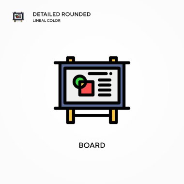 Tahta vektör simgesi. Modern vektör illüstrasyon kavramları. Düzenlemesi ve kişiselleştirmesi kolay.