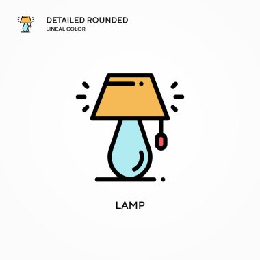 Lamba vektör simgesi. Modern vektör illüstrasyon kavramları. Düzenlemesi ve kişiselleştirmesi kolay.