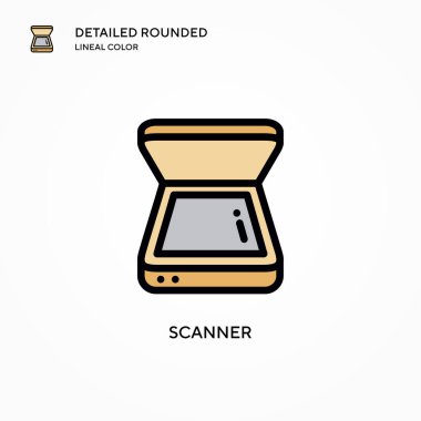 Tarayıcı vektör simgesi. Modern vektör illüstrasyon kavramları. Düzenlemesi ve kişiselleştirmesi kolay.