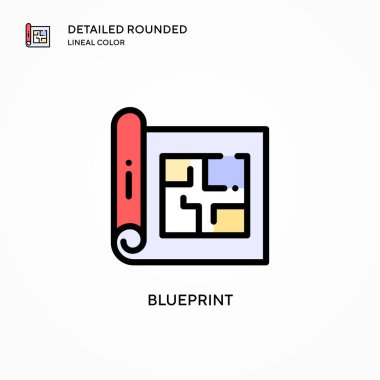 Taslak vektör simgesi. Modern vektör illüstrasyon kavramları. Düzenlemesi ve kişiselleştirmesi kolay.