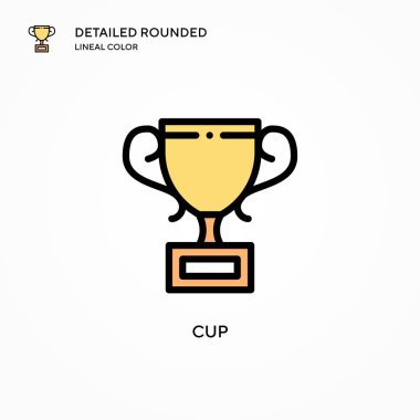 Kap vektör simgesi. Modern vektör illüstrasyon kavramları. Düzenlemesi ve kişiselleştirmesi kolay.