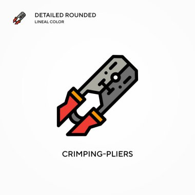 Kerpeten vektör simgesi kırılıyor. Modern vektör illüstrasyon kavramları. Düzenlemesi ve kişiselleştirmesi kolay.