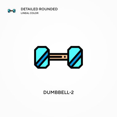 Aptal-2 vektör simgesi. Modern vektör illüstrasyon kavramları. Düzenlemesi ve kişiselleştirmesi kolay.