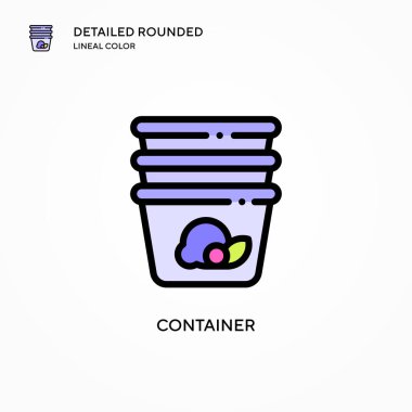 Taşıyıcı vektör simgesi. Modern vektör illüstrasyon kavramları. Düzenlemesi ve kişiselleştirmesi kolay.