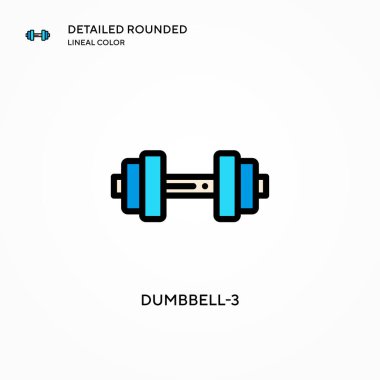 Aptal-3 vektör simgesi. Modern vektör illüstrasyon kavramları. Düzenlemesi ve kişiselleştirmesi kolay.