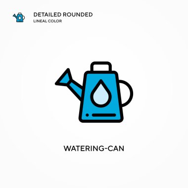 Sulama kutusu vektör simgesi. Modern vektör illüstrasyon kavramları. Düzenlemesi ve kişiselleştirmesi kolay.