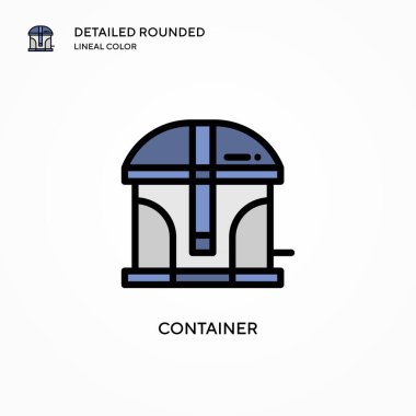 Taşıyıcı vektör simgesi. Modern vektör illüstrasyon kavramları. Düzenlemesi ve kişiselleştirmesi kolay.