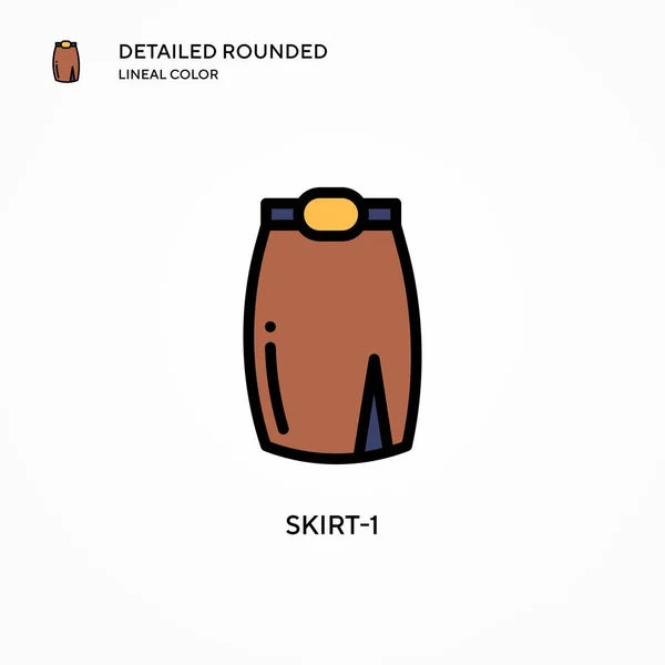 Εικονίδιο Διάνυσμα Skirt Σύγχρονες Έννοιες Διανυσματικής Απεικόνισης Εύκολο Επεξεργαστείτε Και — Διανυσματικό Αρχείο