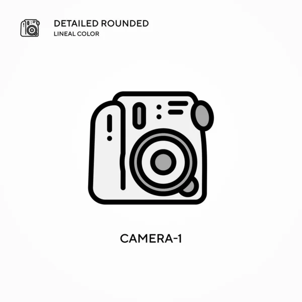 Camera Vector Icon Modern Vector Illustration Concepts Easy Edit Customize — Stock Vector