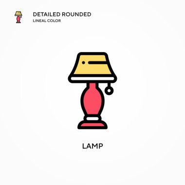 Lamba vektör simgesi. Modern vektör illüstrasyon kavramları. Düzenlemesi ve kişiselleştirmesi kolay.