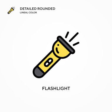 El feneri vektör simgesi. Modern vektör illüstrasyon kavramları. Düzenlemesi ve kişiselleştirmesi kolay.