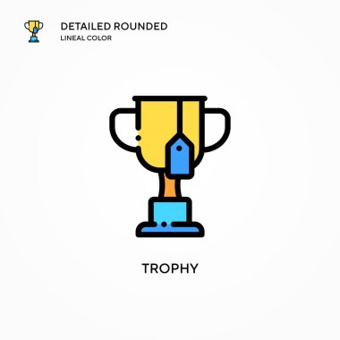 Ödül vektör simgesi. Modern vektör illüstrasyon kavramları. Düzenlemesi ve kişiselleştirmesi kolay.