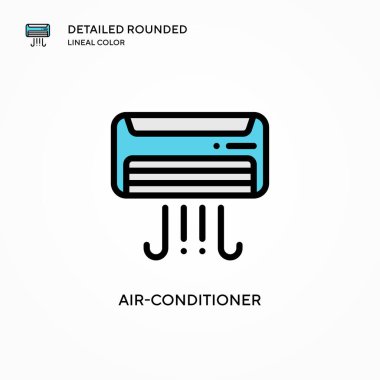 Klima vektör simgesi. Modern vektör illüstrasyon kavramları. Düzenlemesi ve kişiselleştirmesi kolay.