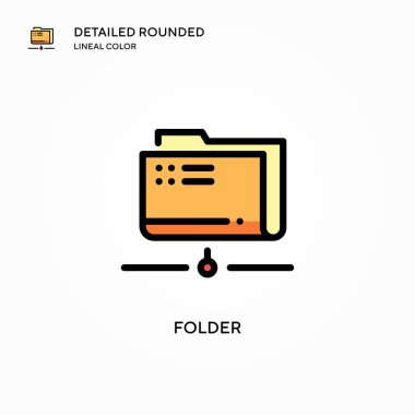 Dizin vektör simgesi. Modern vektör illüstrasyon kavramları. Düzenlemesi ve kişiselleştirmesi kolay.