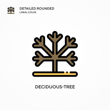 Yapay ağaç vektör simgesi. Modern vektör illüstrasyon kavramları. Düzenlemesi ve kişiselleştirmesi kolay.