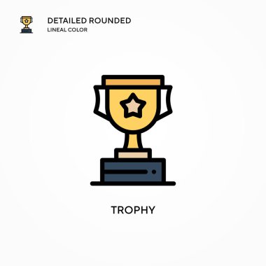Ödül vektör simgesi. Modern vektör illüstrasyon kavramları. Düzenlemesi ve kişiselleştirmesi kolay.