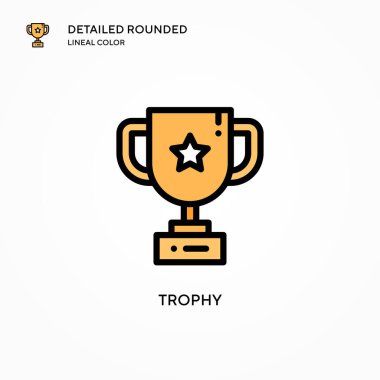Ödül vektör simgesi. Modern vektör illüstrasyon kavramları. Düzenlemesi ve kişiselleştirmesi kolay.