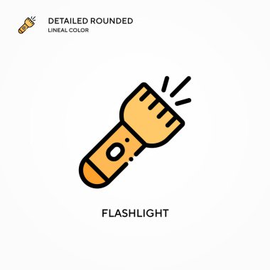 El feneri vektör simgesi. Modern vektör illüstrasyon kavramları. Düzenlemesi ve kişiselleştirmesi kolay.