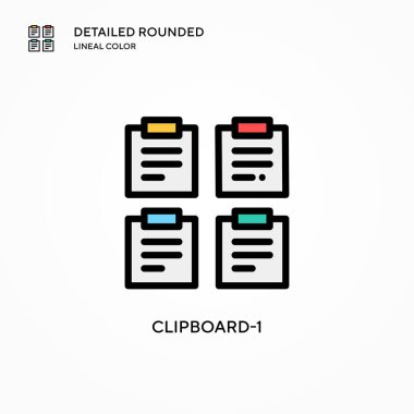 Pano-1 vektör simgesi. Modern vektör illüstrasyon kavramları. Düzenlemesi ve kişiselleştirmesi kolay.