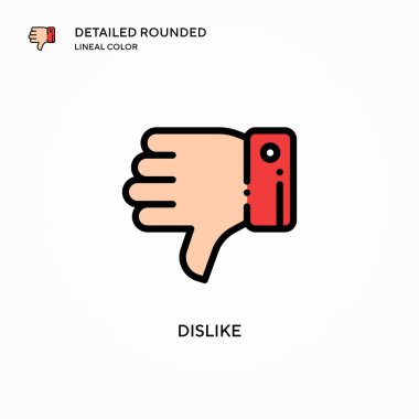 Vektör ikonu gibi değil. Modern vektör illüstrasyon kavramları. Düzenlemesi ve kişiselleştirmesi kolay.