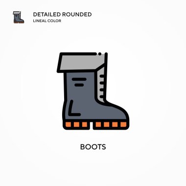 Çizme vektör simgesi. Modern vektör illüstrasyon kavramları. Düzenlemesi ve kişiselleştirmesi kolay.