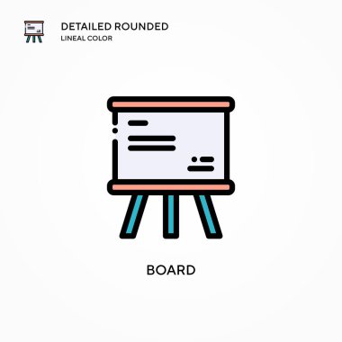 Tahta vektör simgesi. Modern vektör illüstrasyon kavramları. Düzenlemesi ve kişiselleştirmesi kolay.