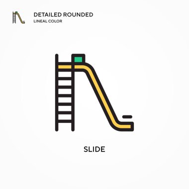 Kaydırma vektör simgesi. Modern vektör illüstrasyon kavramları. Düzenlemesi ve kişiselleştirmesi kolay.