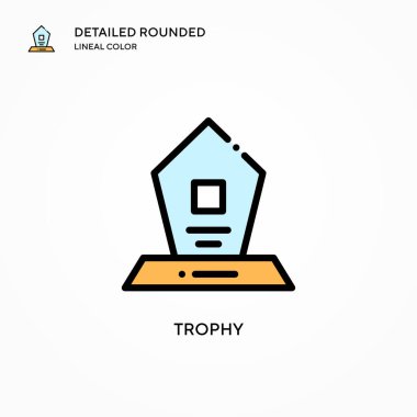 Ödül vektör simgesi. Modern vektör illüstrasyon kavramları. Düzenlemesi ve kişiselleştirmesi kolay.