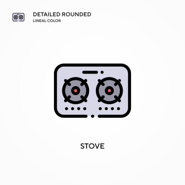 Soba vektör simgesi. Modern vektör illüstrasyon kavramları. Düzenlemesi ve kişiselleştirmesi kolay.