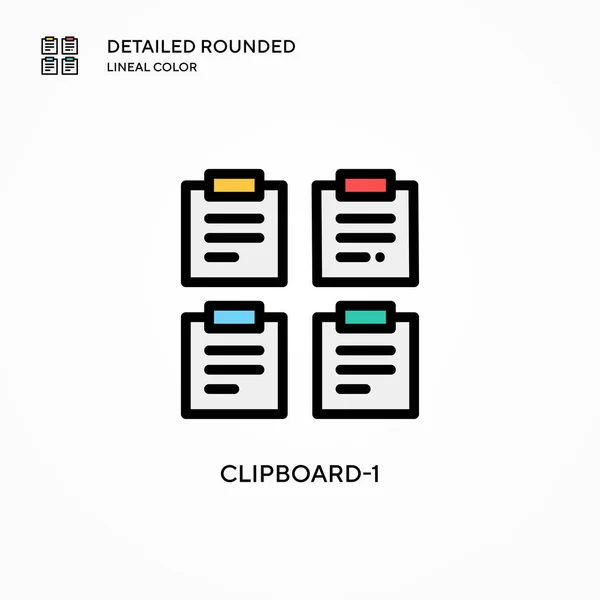 Clipboard-1 vector icon. Modern vector illustration concepts. Easy to edit and customize.