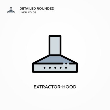 Çekici kaput vektör simgesi. Modern vektör illüstrasyon kavramları. Düzenlemesi ve kişiselleştirmesi kolay.