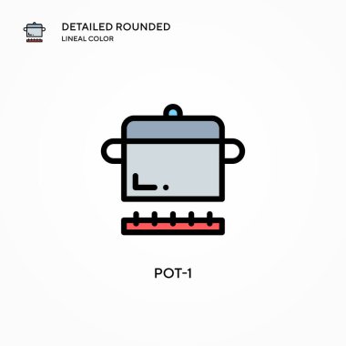 Ot-1 vektör simgesi. Modern vektör illüstrasyon kavramları. Düzenlemesi ve kişiselleştirmesi kolay.